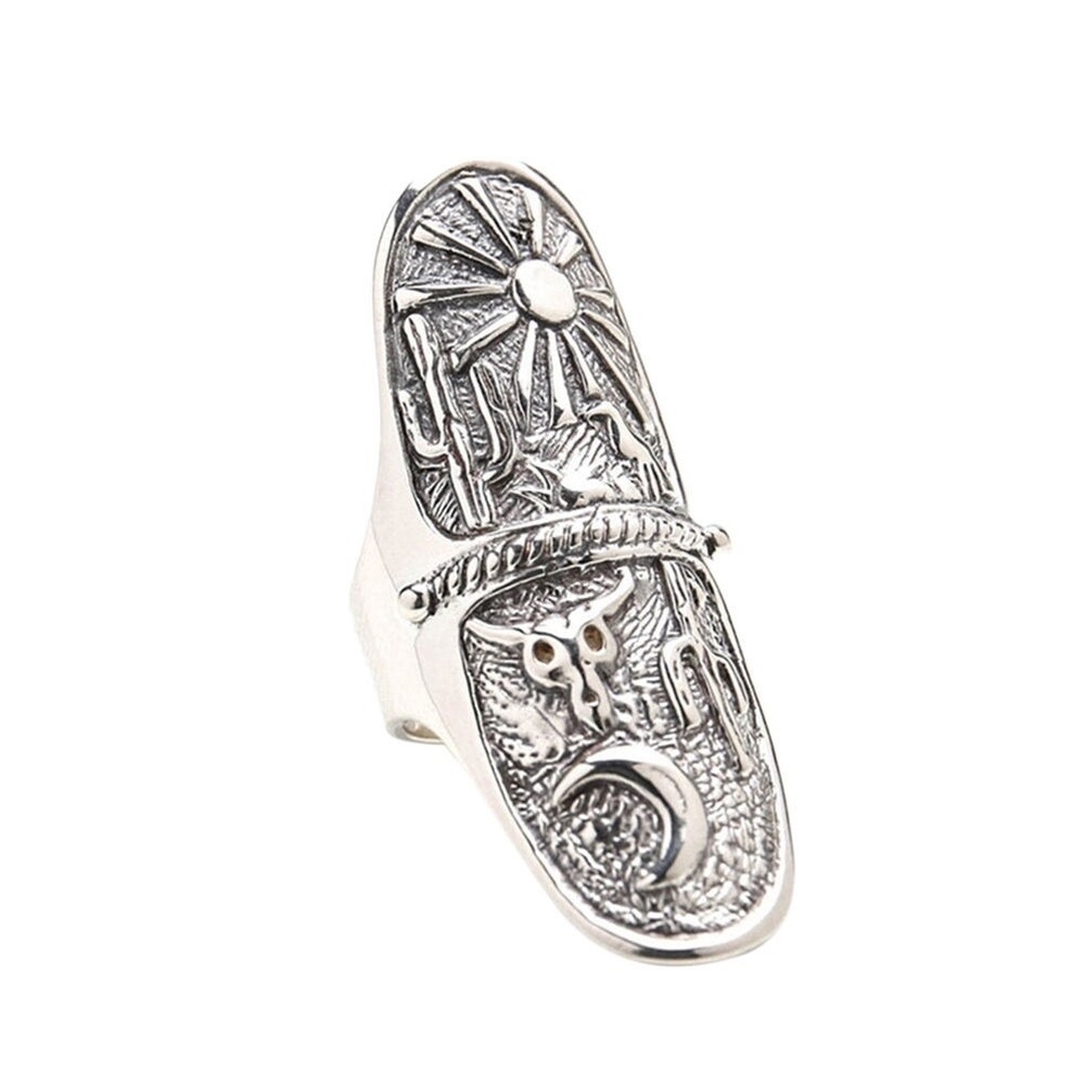 Desert Theme Silver Ring